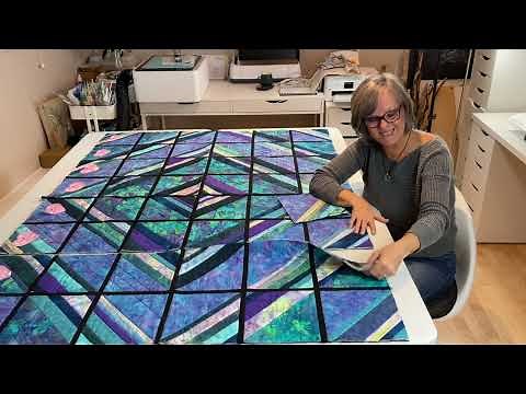 How to Sew a Two-Sided Quilt | Machine quilt as you go | How to quilt Sew Tips | Crafty Patti
