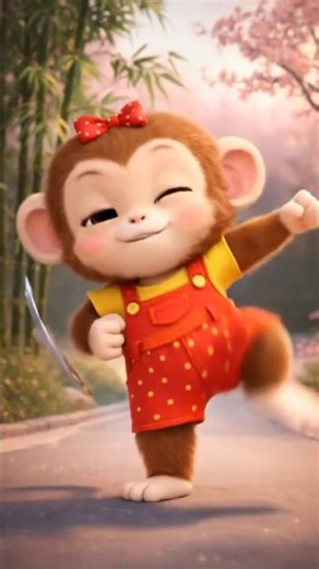 Kutuma kutu Kutuma Kutu #shorts #shortsfeed #animaldance #cartoon #animation #monkey #kutumakutu