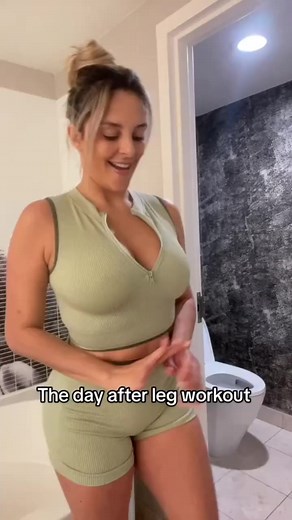 Day after legs workout | Heloíne Moreno