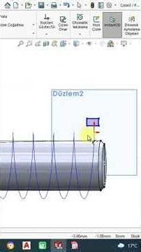 Solidworks Helix and Spiral Command Application #shorts #solidworks