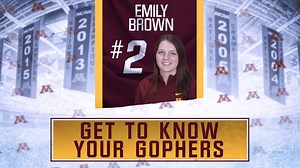 1.1K views · 31 reactions | Can you guess what Emily Brown's secret talent is? ✌ | Minnesota Women's Hockey | Facebook