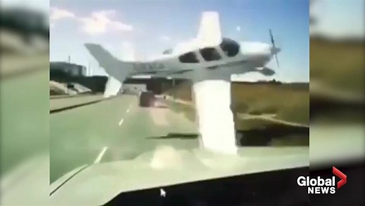 Video shows plane that crashed at Buttonville Airport narrowly miss a vehicle