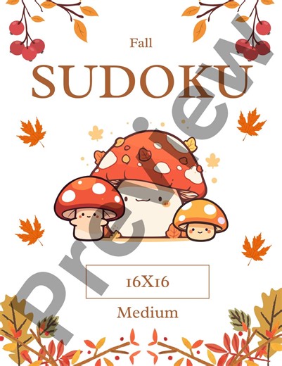 Fall-themed Sudoku Puzzles | No-prep Logic & Critical Thinking Activity - Etsy