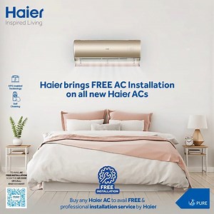23K views · 598 reactions | Ensure best experience with your appliances with proper fixing and installation. Haier offers FREE AC Installation with all new Haier ACs. For more info: https://bit.ly/2v2xEyn #Haier #HaierAirConditioners #FreeACInstallation | Haier | Facebook