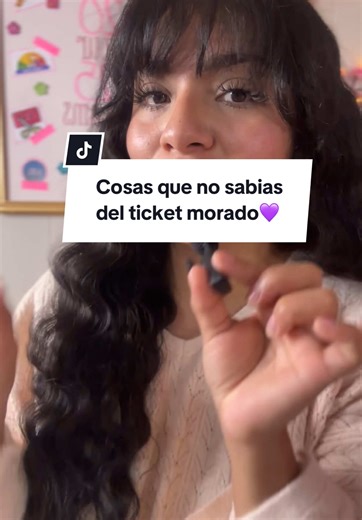 Cosas que no sabías del ticket morado