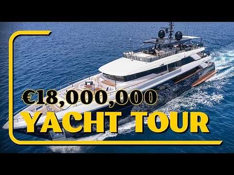 EXCLUSIVE TOUR! ⚓ Inside an €18M Mega Yacht at the Monaco Yacht Show! 😱💰