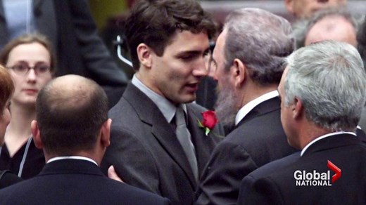 Prime Minister Trudeau will not attend Castro’s funeral