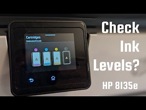 How to Check Ink Levels in HP 8135e Printer