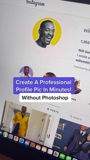 Create Professional Social Media Profile Pic Without Photoshop