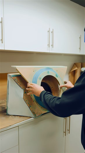 Custom Lotus Emira sub box upgrade in progress—precision sanding the custom face panel for a premium sound system install at Cambridge Car Audio #CambridgeCarAudio #LotusEmira #caraudiofabrication #caraudio #caraudiofab #customsubwooferbox #subwooferbox #subwooferenclosure #caraudioinstallation #CarAudioUpgrade | CCA Cambridge Car Audio