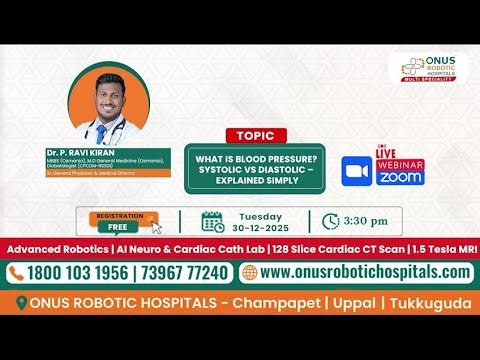 What Is Blood Pressure? | Systolic vs Diastolic Explained Simply | Dr. P. Ravi Kiran