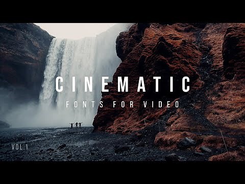 Best Cinematic Fonts 2021 - Volume 1