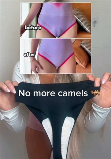 No Camel Toe Padded Thongs for Women