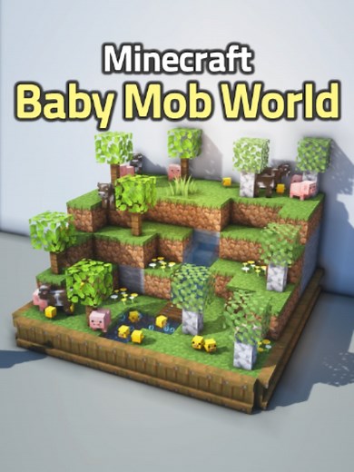 How to Build a Baby Mob World in Minecraft (Step-by-Step)
