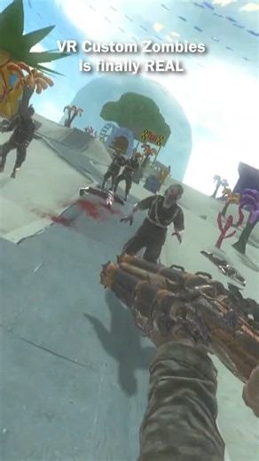 VR Custom Zombies is WILD #vr #newvrgames #callofdutyvr