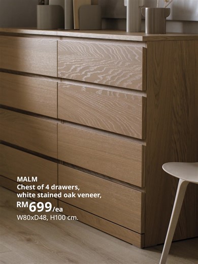 Clothes flying in, chaos flying out. Watch the magic of an organised bedroom unfold as our MALM chest drawer works its charm. | IKEA