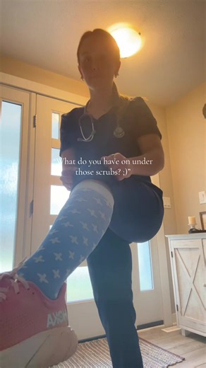 My and my compression socks 🥰🧦 #healthcare #cna #nursetok #fyp #foryoupage