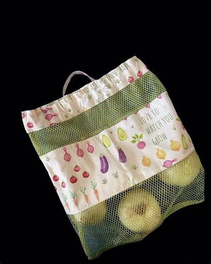 Cinch It Onion Bag ByAnnie Pattern #ecofriendly @PatternsByAnnie #shoplocal