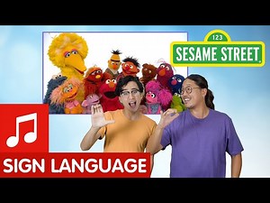 Sesame Street: Sing the Sesame Street Alphabet Song in American Sign Language (ASL) - Videos For Kids
