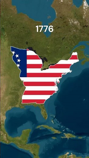 The US Didn't Always Look Like This #history #map #shorts