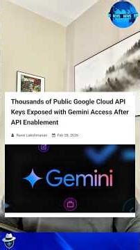 THOUSANDS of GOOGLE CLOUD API KEYS are being ABUSED #tech #cybersecurity #news #cloudbreach