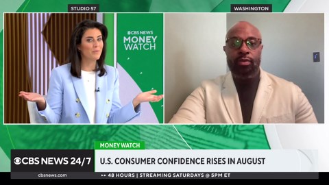 U.S. consumer confidence on the rise