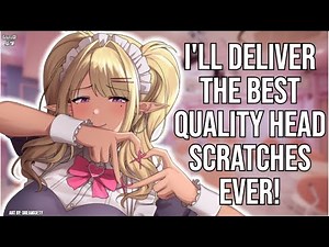 3DIO ASMR | Maid Girl May: Genki Gyaru Maid Gives you a Break! 🩷| Head Scratches | Valley Accent