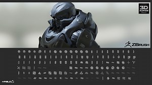 Alphas for Sci-Fi Designs in ZBrush