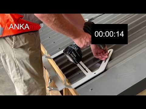 How to Install Permanent Ladder Access Bracket on metal roof | ANKAme Height Safety (2023)