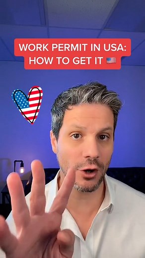 🇺🇸 how to get a work permit in USA #work #job #immigration #immigrationlawyer #immigrant | Immigration TV