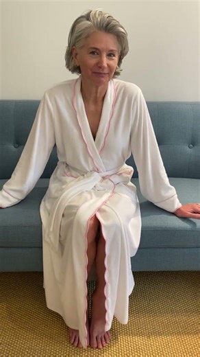 Style Over 60 : The Timeless French Terry Robe Style at Home