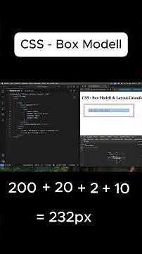 CSS - Alles ist eine Box! 📦 Box-Modell in unter 3 Min. erklärt! 👨‍💻 #coding #css #tutorial #deutsch
