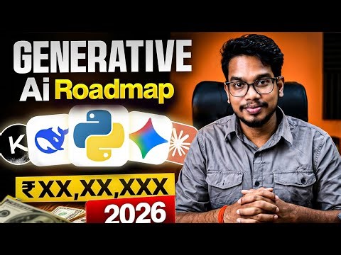 Complete Generative AI Roadmap 2026 | Generative AI Roadmap in Telugu | How to Learn AI & Earn Money