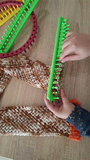 Knitting loom for beginners step by step #knitting_loom #crochet #hat #knitting #scarf