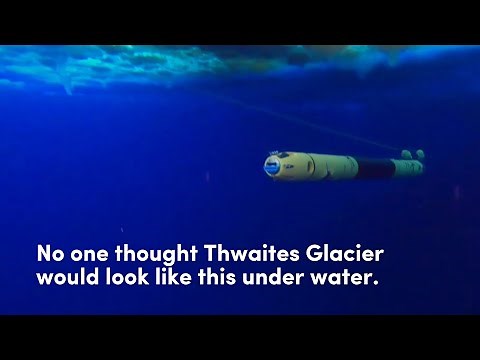 New close-up view of melting beneath Thwaites Glacier | British Antarctic Survey