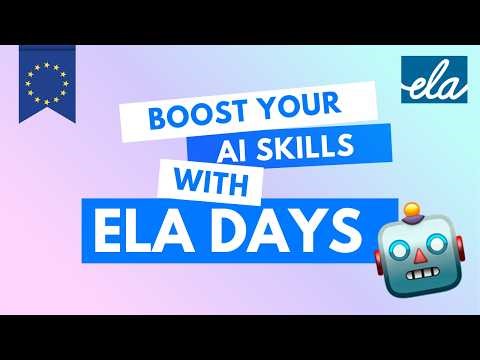 ELA Days 2026 🤖 - AI & New Technologies for the Future of Education