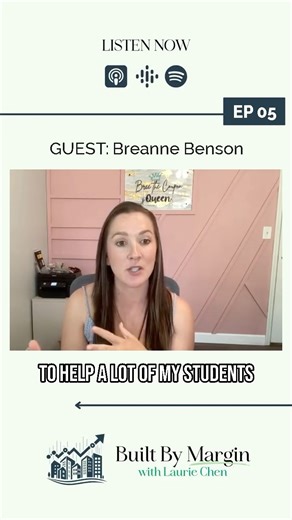 Laurie Chen, CPA, MBA on Instagram: "EPISODE 5 is Live 🚀 Breanne Benson @breecouponqueen3, discusses her journey in building a successful affiliate marketing business. Breanne talks about her evolution from teaching others how to save money through couponing to coaching women on monetizing their social media without needing to create their own products 🌟💸 Discover how to turn your passion into profit in this fun episode! ⁠ "And at the end of the day, whether you put yourself out there on soci