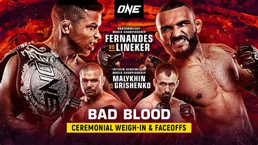[Live In HD] ONE: BAD BLOOD Ceremonial Weigh-In & Faceoffs