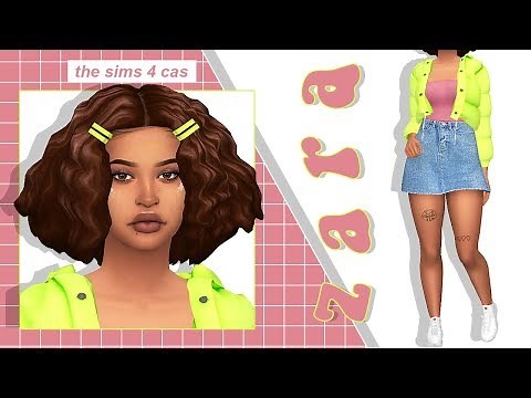 The Sims 4 CAS: Zara | FULL CC LIST & SIM DOWNLOAD