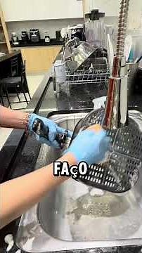 How to remove grease from your Air Fryer #cleaningtips