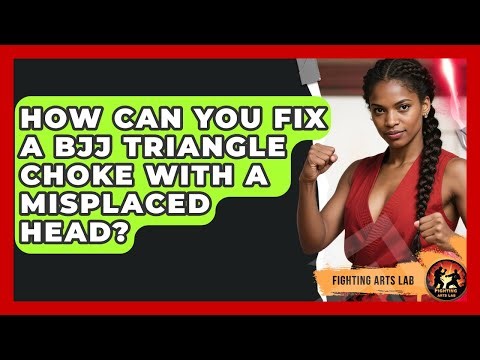 How Can You Fix A BJJ Triangle Choke With A Misplaced Head? - Fighting Arts Lab