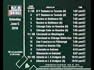 MLB Extra Innings Music: 2010