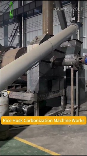 Rice Husk Carbonization Machine | Turn Waste into Biochar & Profit #BiocharProduction #Carbonization