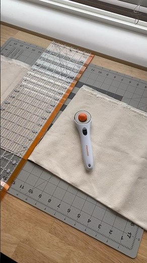 Fiskars Rotary cutter for fabric #fiskars #cuttingmat #sewingtricks