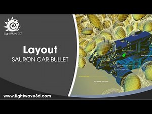 LIghtwave 3D SAURON CAR BULLET