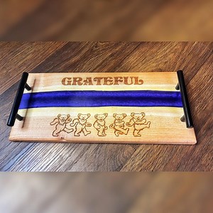 Grateful Dancing Bears Epoxy Serving Tray - Etsy