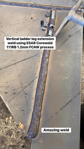 Vertical ladder leg extension👨‍🏭 #fypシ゚viralシ #jerielwelding #welding #fbreelsvideo #OFWJAPAN #highlightseveryone #highlights | Jeriel Cabiluna