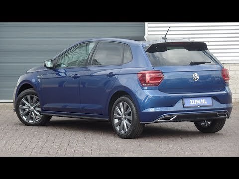 Volkswagen NEW Polo 2018 R-Line Reef Blue Metallic walk around & Inside detail