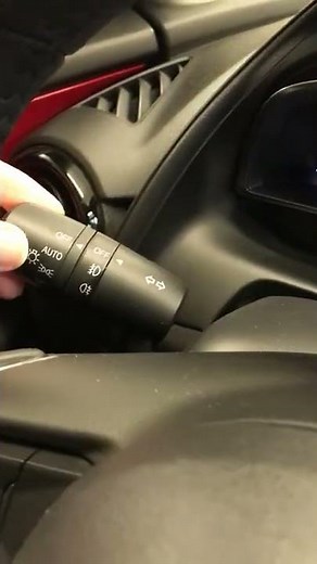 Mazda CX-3 , CX-5 , CX-9 -- how turn on the Fog Lights #shorts