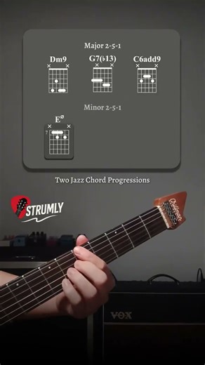 Easy Jazz Chords Progression like Pro #strumly #guitartutorial #music #guitarlessons